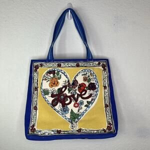 Brighton Love Fashionista Large Canvas Tote NWT, MSRP $150, Boho, floral, casual